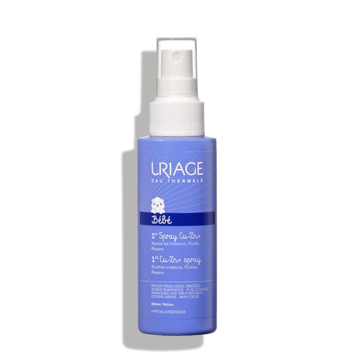 [URG15A.SPR100] URIAGE 1er Spray Cu-Zn+ - Spray apaisant réparateur pour peaux irritée de bébé - 100ml