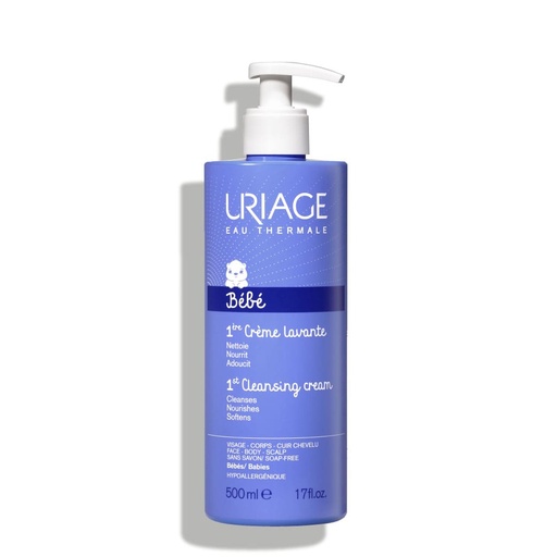 [URG15A.CRH500] URIAGE 1ère Crème Lavante - Pour le visage et le corps de bébé - 500ml