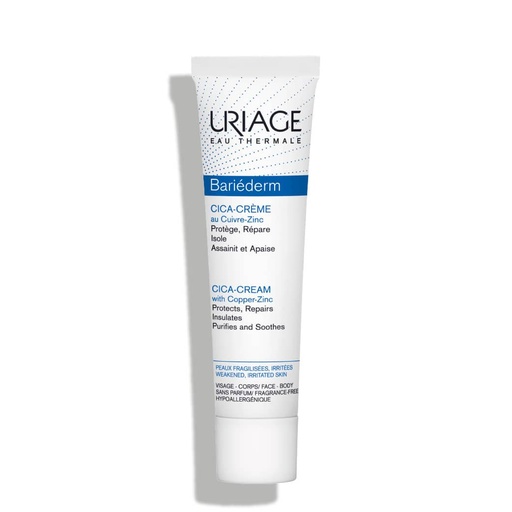[URG13A.CCR040] URIAGE Bariéderm Cica-Crème - Crème réparatrice, apaisante, anti-irritations pour peaux fragilisées - 40ml