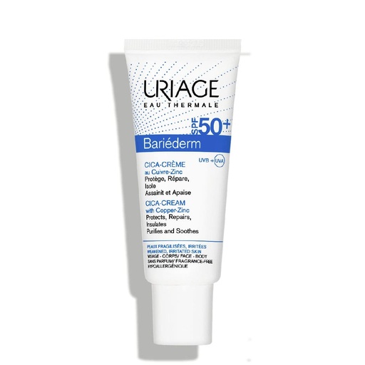 [URG13A.CRP040] URIAGE Bariéderm - Cica-Crème SPF50+ pour peaux fragilisées - 40ml