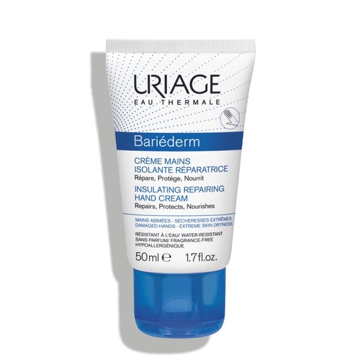 [URG13A.CRM050] URIAGE Bariéderm - Crème mains isolante réparatrice pour les mains abîmées - 50ml