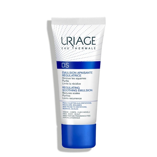 [URG09A.SNR040] URIAGE D.S. Emulsion  - Soin régulateur purifiant apaisant anti-irritations anti-rougeurs anti-squames - 40ml
