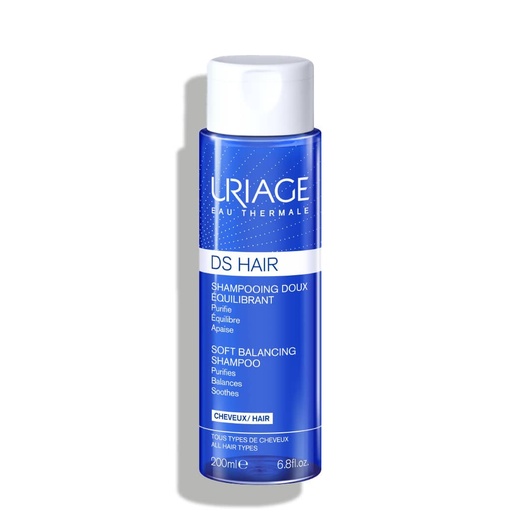 [URG09A.SHP200] URIAGE D.S. Hair - Shampooing doux équilibrant purifiant pour tous types de cheveux - 200ml