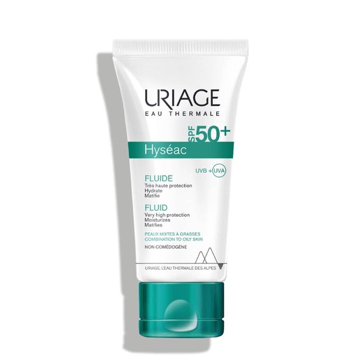 [URG07A.FLD050] URIAGE Hyseac - Fluide solaire très haute protection SPF50+ pour peaux mixtes à grasses 50ml