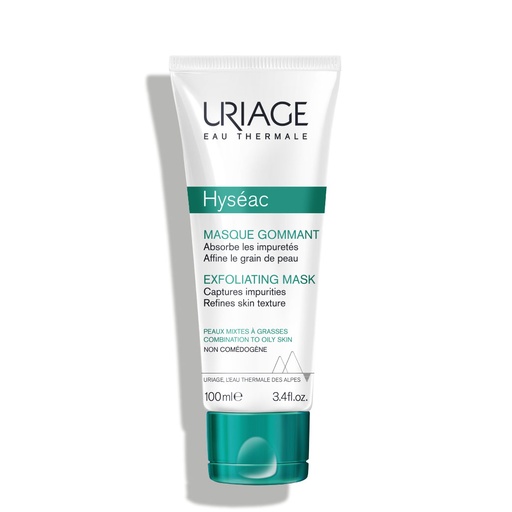 [URG07A.MSQ100] URIAGE Hyseac - Masque gommant purifiant anti-pores dilatés pour peaux mixtes à grasses - 100ml