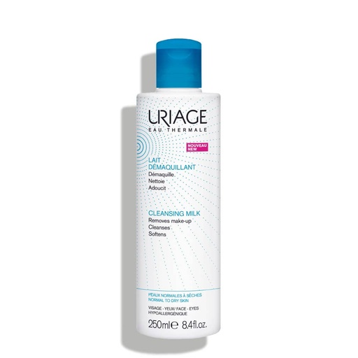 [URG05A.NEM250] URIAGE Lait Démaquillant - Nettoyant adoucissant pour peaux normales à sèches - 250ml