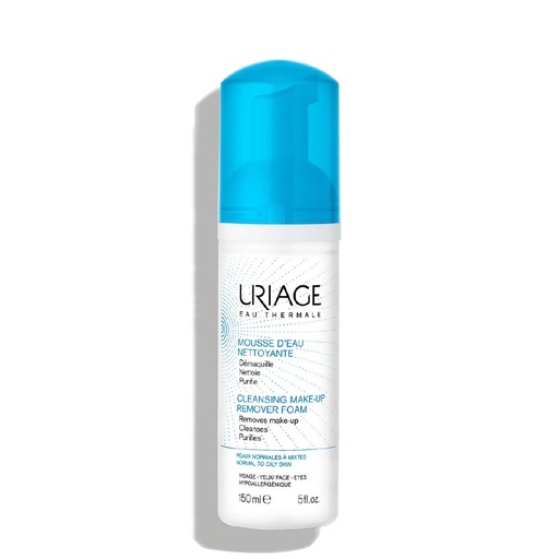 [URG05A.DEM150] URIAGE Mousse d'Eau Nettoyante - Démaquillant purifiant pour peaux normales à mixtes - 150ml