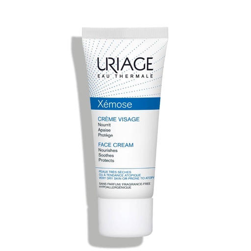 [URG01A.CRV040] URIAGE Xémose - Crème visage nourrissante apaisante pour peaux très sèches à tendance atopique - 40ml