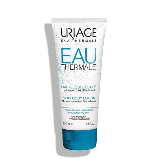 URIAGE Eau Thermale - Lait velouté hydratant 24h effet lissant pour les peaux sèches et sensibles du corps