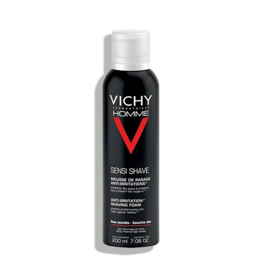[VCH61C.HMS200] VICHY HOMME Mousse de Rasage - Anti-irritations, anti-rougeurs, pour peau sensible - 200ml