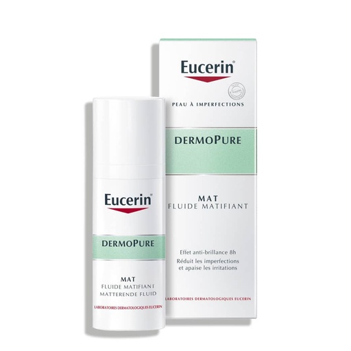 [EUCR69.FMP050] EUCERIN Dermopure Mat  - Fluide matifiant pour peaux mixtes à grasses - 50ml