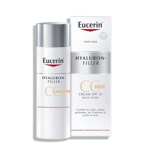 EUCERIN Hyaluron Filler CC Crème - Crème anti-âge teintée SPF15 - 50ml