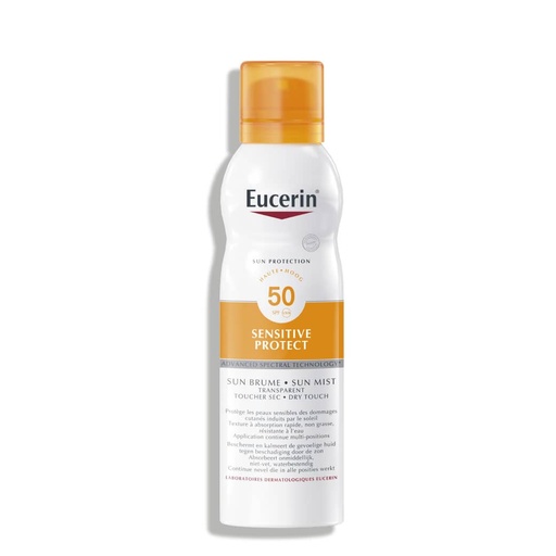 [EUCR62.SST200] EUCERIN Sensitive Protect - Spray solaire transparent toucher sec SPF50+ - 200ml