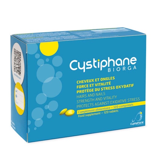 [BRG001.CPM120] BIORGA Cystiphane - Complément alimentaire cheveux ongles 120 comprimés