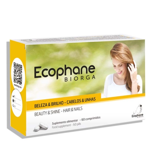 [BRG002.CPM060] BIORGA Ecophane - Compléments alimentaires pour cheveux et ongles - 60 Comprimés