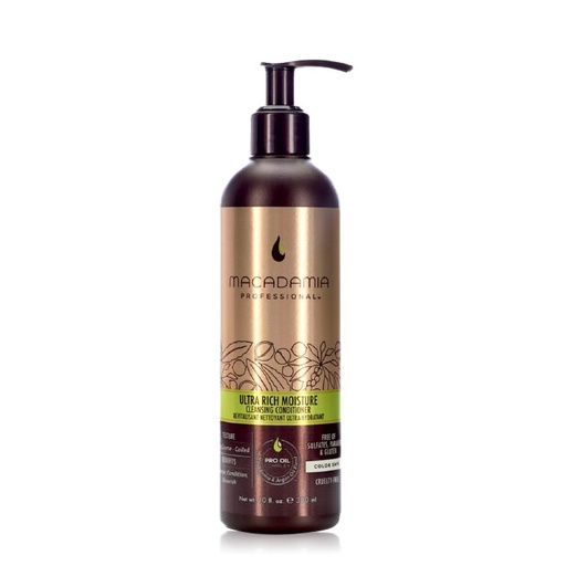 [MAC004.CSH300] MACADAMIA Ultra Rich Moisture Cleansing Conditionner - Après-shampooing nettoyant ultra hydratant cheveux très secs, épais à crépus - 300ml