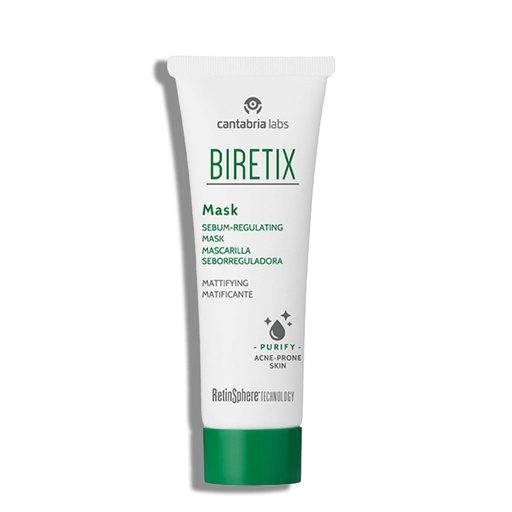 [CTLV05.MSQ025] CANTABRIA LABS Biretix Mask - Soin sébo-régulateur pour peaux grasses et à tendance acnéique - 25ml