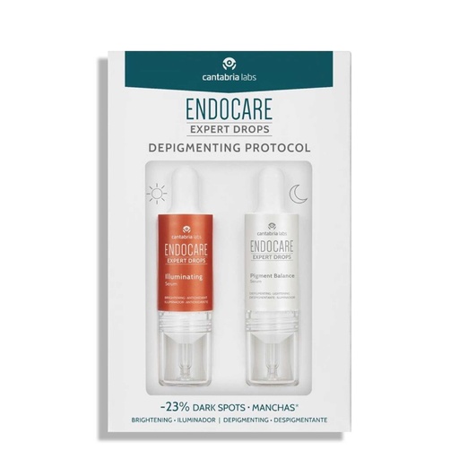[CTLV02.DPG010] CANTABRIA LABS Endocare Expert Drops Protocole Dépigmentant - Sérum illuminateur 10ml + Sérum dépigmentant 10ml