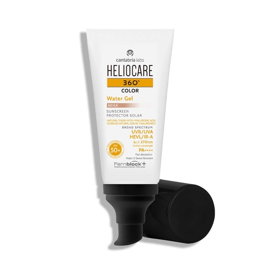 [CTLV03.GLB050] CANTABRIA LABS Heliocare 360° Color Water Gel - Gel protecteur solaire beige SPF50+ pour tous types de peaux - 50ml