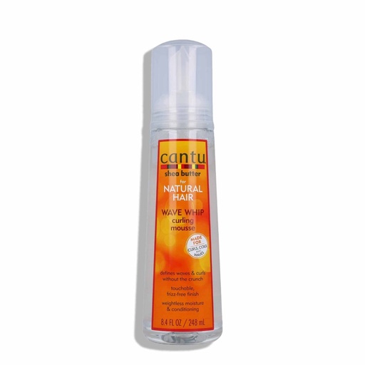 [CANS81.MSE248] CANTU Shea Butter For Natural Hair - Mousse coiffante bouclante anti-frisottis - 248ml