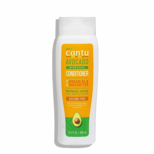 [CANS80.AHP400] CANTU Avocado - Après-shampooing hydratant, pour cheveux crépus, frisés ou bouclés - 400ml
