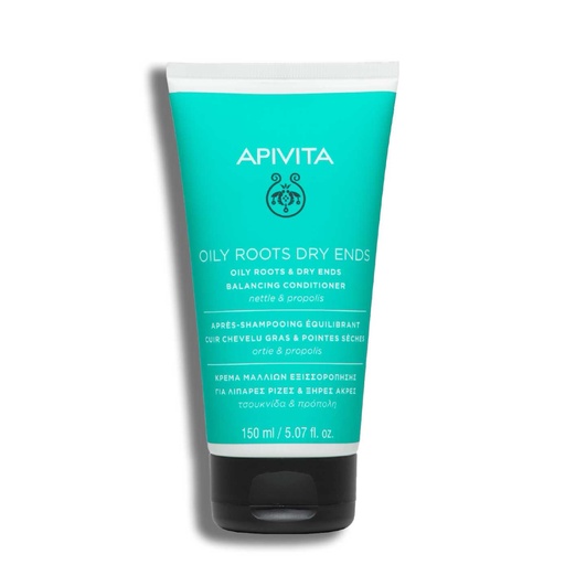 [APT003.AHP150] APIVITA Oily Roots Dry Ends - Après-shampooing hydratant, pour racines grasses et pointes sèches - 150ml