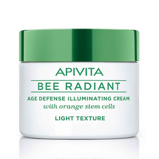 [APT007.CRL050] APIVITA Bee Radiant - Crème légère anti-âge et anti-fatigue, pour peaux normales et grasses - 50ml
