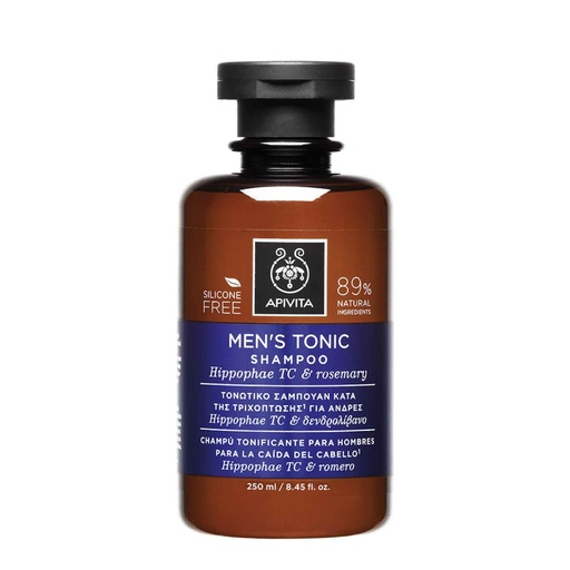 [APT001.SPH250] APIVITA Men's Tonic Shampoo - Shampooing tonique pour hommes - 250ml