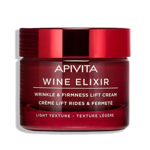 [APT008.CRL050] APIVITA Wine Elixir - Crème lift rides & fermeté, texture légère pour peaux normales à mixtes - 50ml