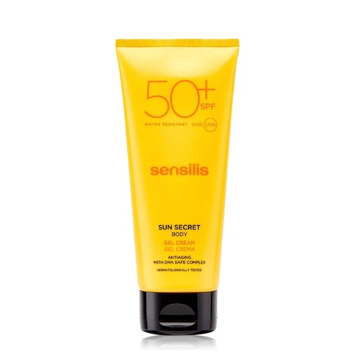 [SNS004.GEL200] SENSILIS Sun Secret Body Gel Cream - Gel-crème anti-âge SPF50+ pour le corps - 200ml