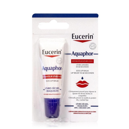 [EUCR71.LVR010] EUCERIN Aquaphor - Soin réparateur lèvres pour lèvres sèches et craquelées - 10ml