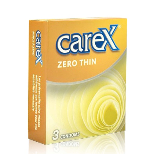 CAREX Zero Thin - Préservatifs ultra-fins pour une sensibilité maximale