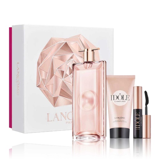 [LNC002.EPF100A] LANCOME Idôle Le Parfum - Eau de parfum pour femme 50ml+Crème 100ml+Mascara volume
