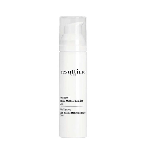 [RES02R.FLU050] RESULTIME Anti-âge - Fluide matifiant anti-age zinc pour peaux mixtes à grasses - 50ml