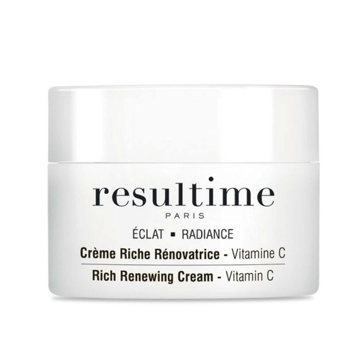 [RES08R.CRR050] RESULTIME Éclat - Crème riche rénovatrice vitamine C pour peaux sèches - 50ml