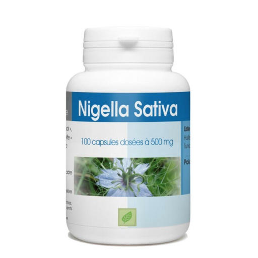[GPH782.UYU100] GPH Diffusion Nigella Sativa - Complément alimentaire Anti-oxydant / Forme et vitalité / Défenses immunitaires - 100 capsules