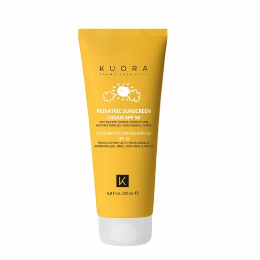 [KUO03K.CSP200] KUORA Pediatric Sunscreen - Crème solaire haute protection pour enfants SPF50 - 200 ml