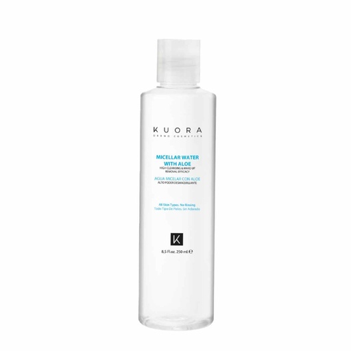 [KUO07K.EMA250] KUORA Micellar Water - Eau micellaire démaquillante à l'aloe vera - 250ml