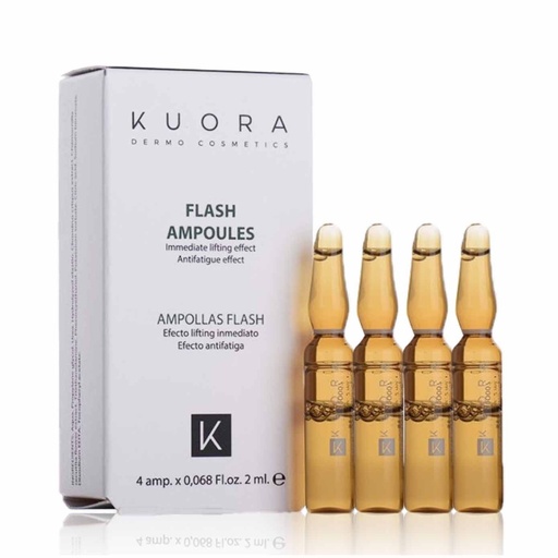 [KUO08K.ARI4X2] KUORA Flash Ampoules - Ampoules raffermissantes effet lifting immédiat - 4x2ml