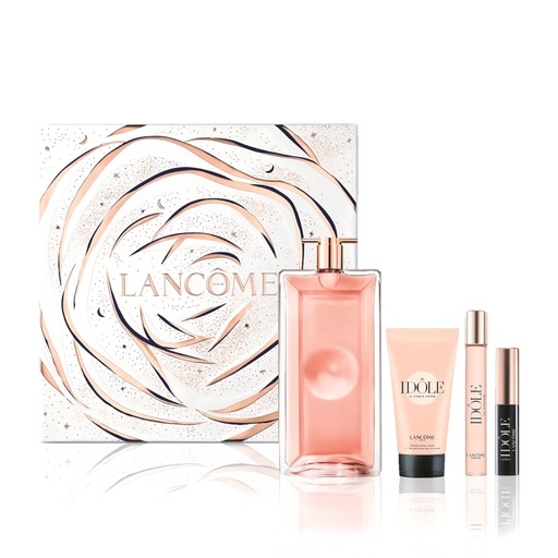 [LNC002.EPF100B] LANCOME Idôle Le Parfum - Eau de parfum pour femme 100ml + format voyage 10ml + crème 50ml + mascara liftant 2,5ml