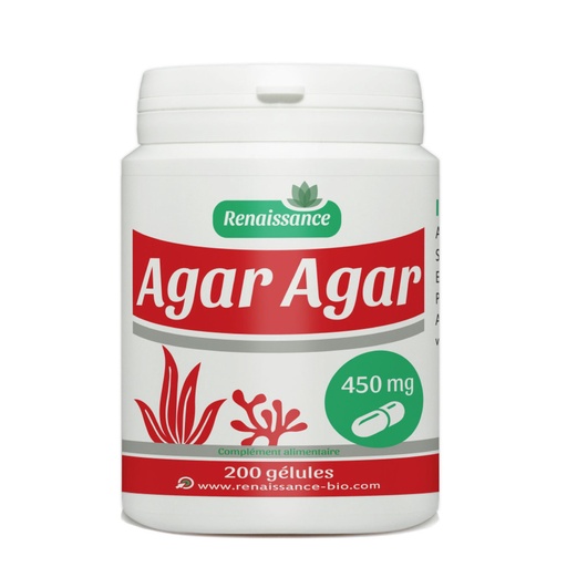 [GPH782.UUT200] GPH Diffusion Agar Agar - Complément alimentaire Constipation / Minceur - 200 gélules