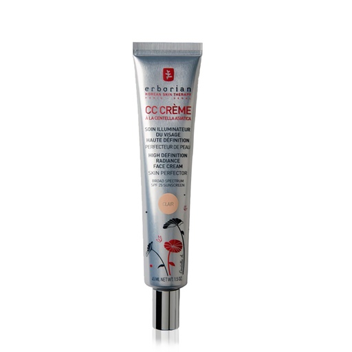 ERBORIAN CC Crème - Soin illuminateur perfecteur unifiant effet "bonne mine" toutes peaux SPF25 - 45ml