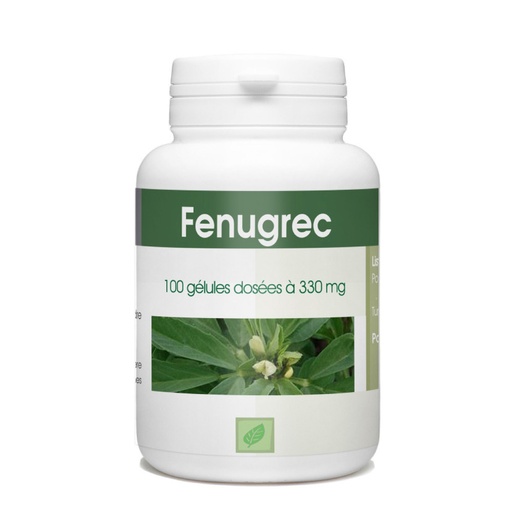 [GPH782.UKP100] GPH Diffusion Fenugrec - Complément alimentaire Stimulateur de l'appétit / Prise de poids / Anti-inflammatoire - 100 gélules