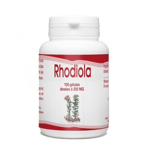 [GPH782.UKO100] GPH Diffusion Rhodiola - Complément alimentaire Stress / Forme et vitalité - 100 gélules