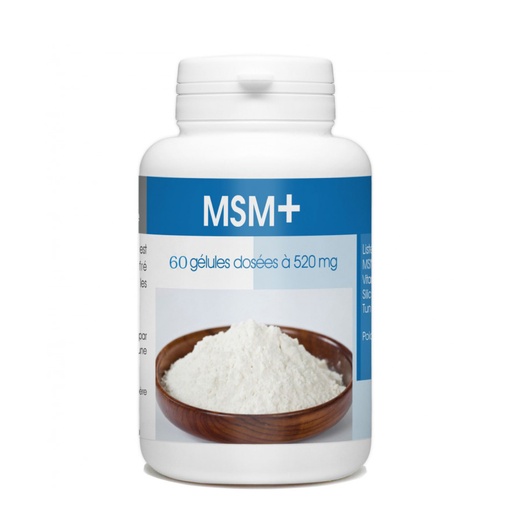 [GPH782.UKL060] GPH Diffusion MSM+ - Complément alimentaire Douleurs musculaires / Drainage / Detox - 60 gélules