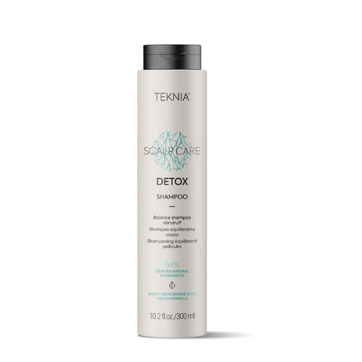 [TEK008.SHD300] TEKNIA Scalp Care Detox Shampoo - Shampooing sans sulfate détoxifiant apaisant antipelliculaire cheveux gras - 300ml
