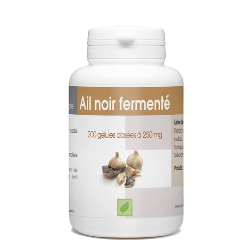 [GPH782.PLM200] GPH Diffusion Ail Noir Fermenté - Complément alimentaire Cardio-vasculaire / Cholestérol - 200 gélules
