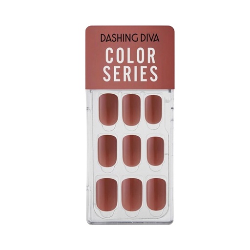 [DSD001.MPN008] DASHING DIVA Magic Press Nails Brick Brown