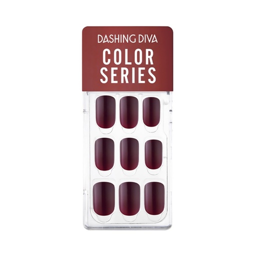 [DSD001.MPN009] DASHING DIVA Magic Press Nails Burgundy Plum