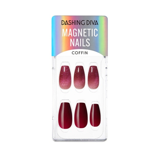[DSD001.MPN023] DASHING DIVA Magic Press Nails Wine Sorbet